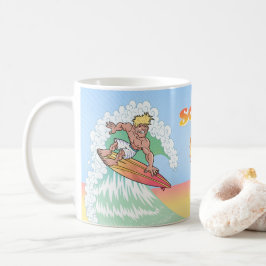Caneca De Café Surfer SoCal com Sol
