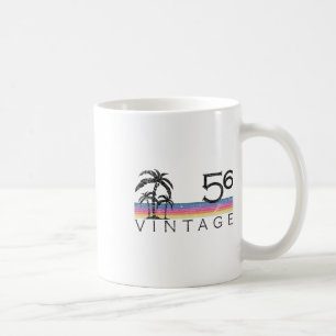 Caneca De Café Surfismo Vintage 1956 Pôr do Sol no Oceano Pacífic
