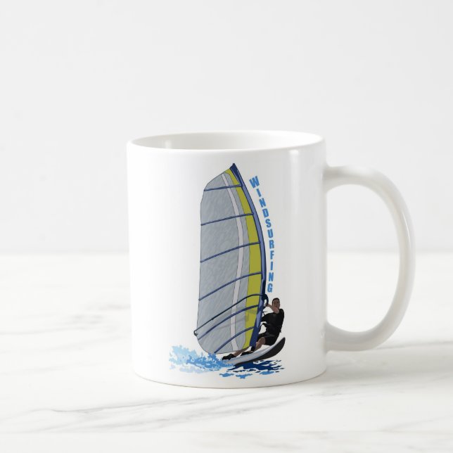 Caneca De Café surfista (Direita)