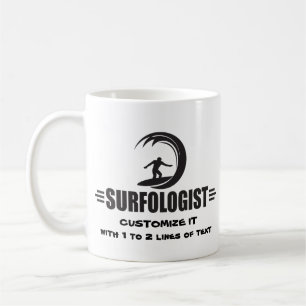 Caneca De Café Surfista Personalizada