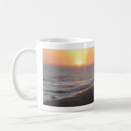 Caneca De Café Surfistas do Pôr do Sol
