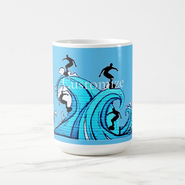 Caneca De Café Surge em todos os lugares Thunder_Cove (Centro)