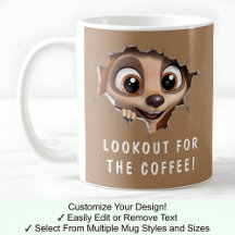 Suricata Em Uma Caneca! Novidade Para Amantes De S