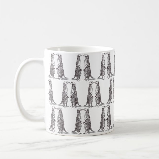 CANECA DE CAFÉ SURICATA. MEERKAT. - PATTERN (Esquerda)