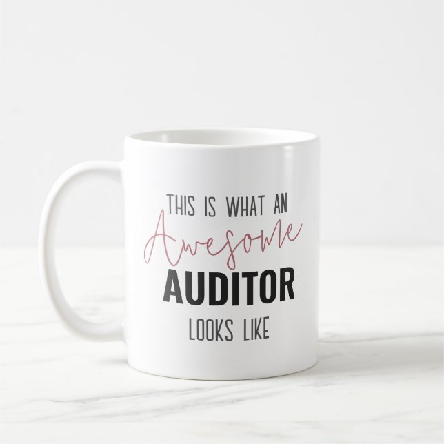 Caneca De Café Surpreendente Auditor Gift (Esquerda)