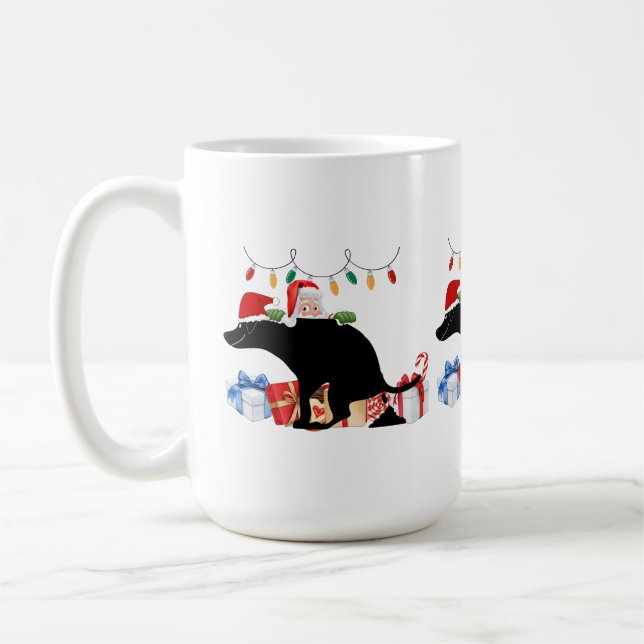 Caneca De Café Surpresa dos papais noeis: as mágoas de Natal do C (Esquerda)