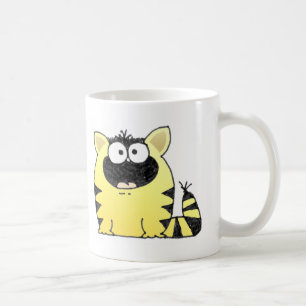 Caneca De Café Surpresa engraçada do gato
