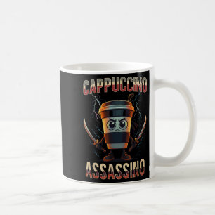 Caneca De Café Surreal Italiano Cappuccino Ino Funny Meme