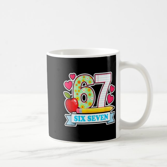Caneca De Café Survived 67 Days Of School Shirt Teachers Student  (Direita)