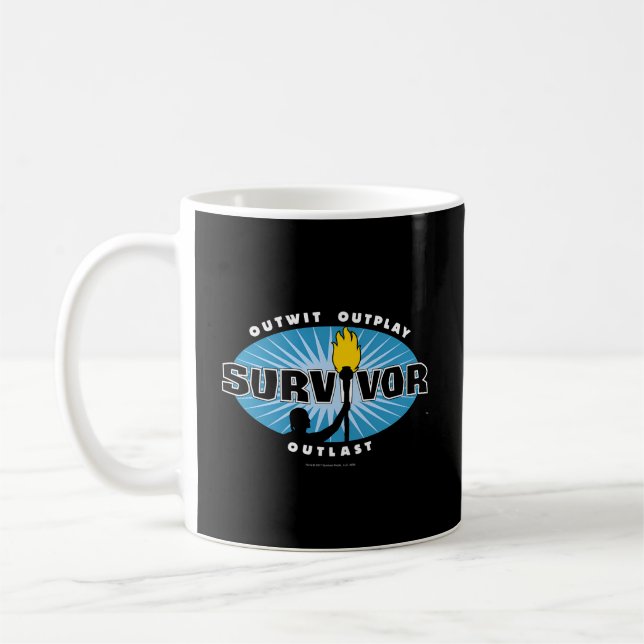 Caneca De Café Survivor Blue Burst (Esquerda)