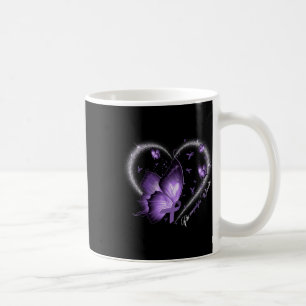 Caneca De Café Survivor de Borboleta no Dia da Consciência