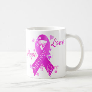 Caneca De Café Survivor Love Hope Cure