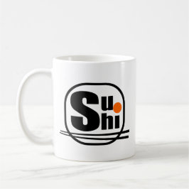 Caneca De Café Sushi Coffee Mug