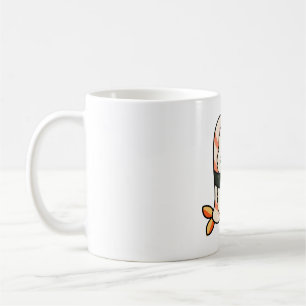 Caneca De Café Sushi de Camarão Kawaii