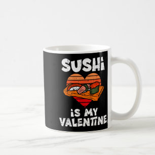 Caneca De Café Sushi É Meu Dia Dos Namorados Comida Japonesa Dia 