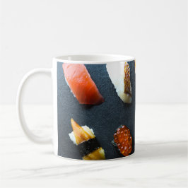 Caneca De Café Sushi Geometry – Modern Nigiri Collection