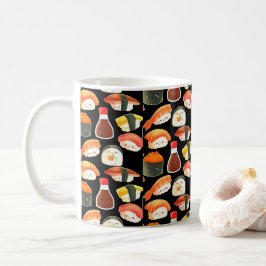 Caneca De Café Sushi japonês bonito