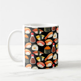 Caneca De Café Sushi japonês bonito