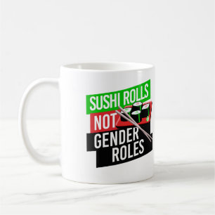 Caneca De Café Sushi não cumpre papéis de gênero