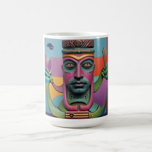 Caneca De Café Sushi Radio Tiki Man (Centro)