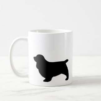 Caneca De Café Sussex Spaniel Dog Breu Silhouettes