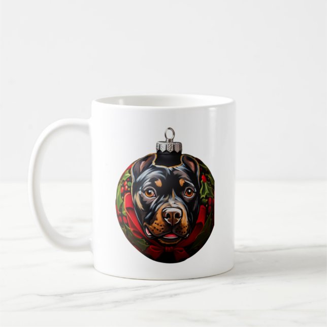 Caneca De Café Sussex Spaniel Feliz Natal   (Esquerda)