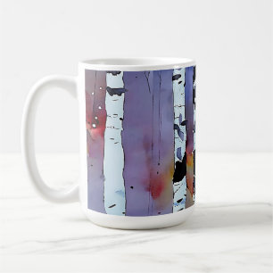 Caneca De Café Sussurros da floresta de inverno
