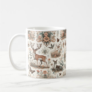 Caneca De Café Sussurros de Floresta Encantados: Vida Selvagem Vi