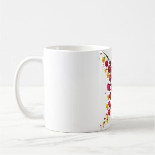 Caneca De Café Sussurros de Jardim da Meia-Noite das Flores em De