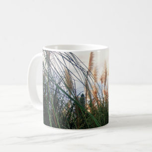 Caneca De Café "Sussurros do Vento: As Graus Brancas dos Pampas"
