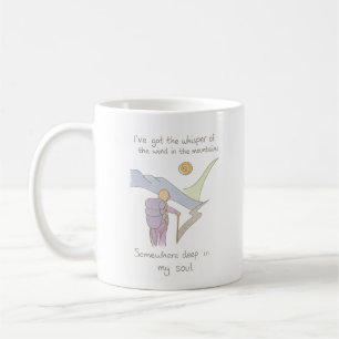 Caneca De Café Sussurros nas montanhas