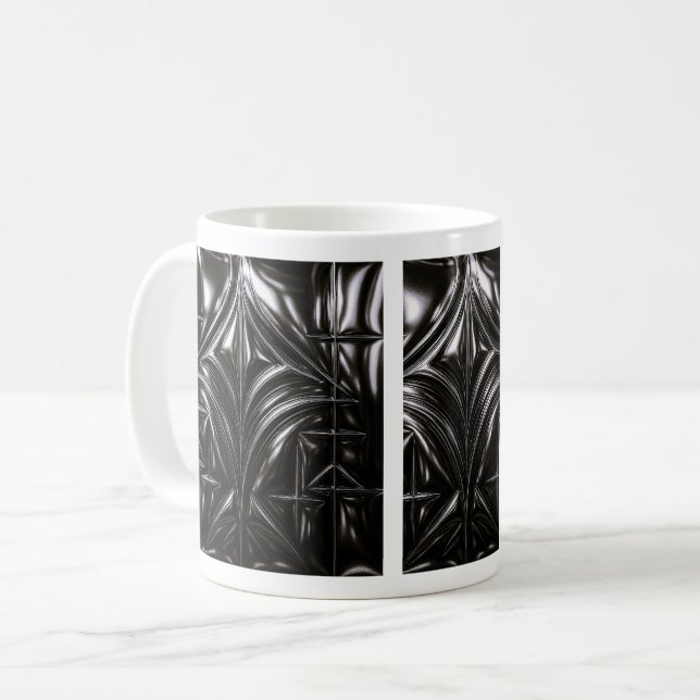 Caneca De Café Susurros em Contraste (Frente Esquerda)