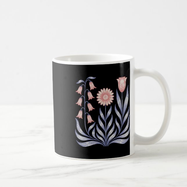 Caneca De Café Sutil Resistir Trump Foxglove Daisip Flower 4t (Direita)