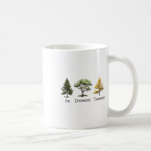 Caneca De Café Sutil Tree Anti Trump Shirt Fir Dogwood Tamarack