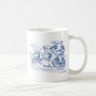 Caneca De Café Suz GSXR750 2000-03