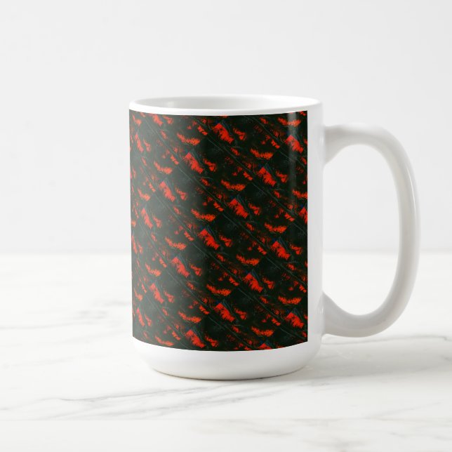 Caneca De Café "Swamp Fire Tyler" Abstrato (Direita)