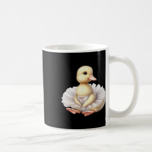 Caneca De Café Swan Ballerina Duck Dancing Balé Watercolor