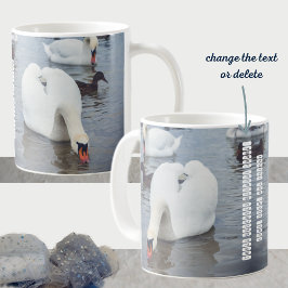 Caneca De Café Swan branco
