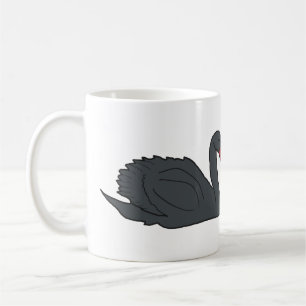 Caneca De Café Swan Negro