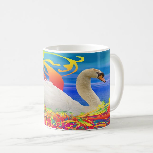 Caneca De Café Swan Nest (Frente Esquerda)