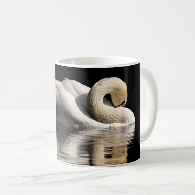 Caneca De Café Swan Solitário (Frente Esquerda)