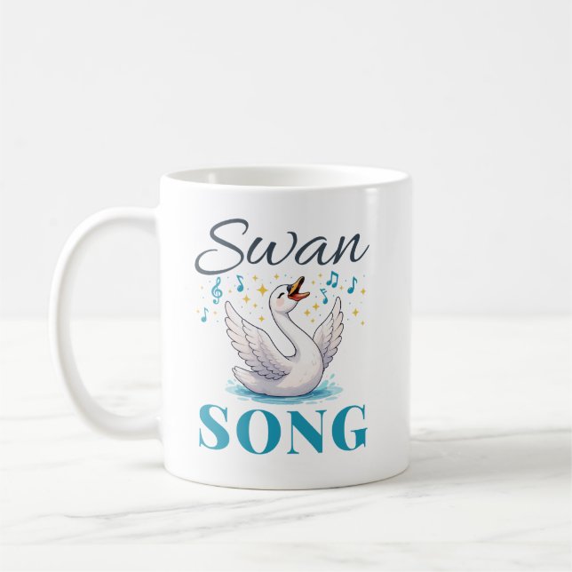 Caneca De Café Swan Song (Esquerda)