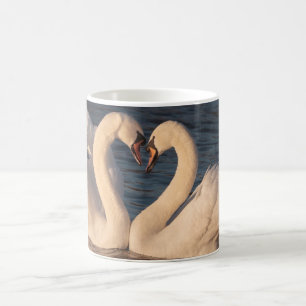 Caneca De Café Swans White Coffee Mug