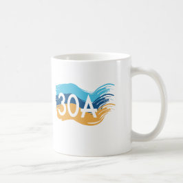 Caneca De Café Swash da praia da estrada 30A Florida