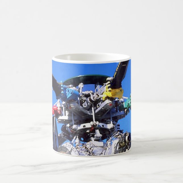 Caneca De Café Swash do rotor do helicóptero de Skycrane (Centro)