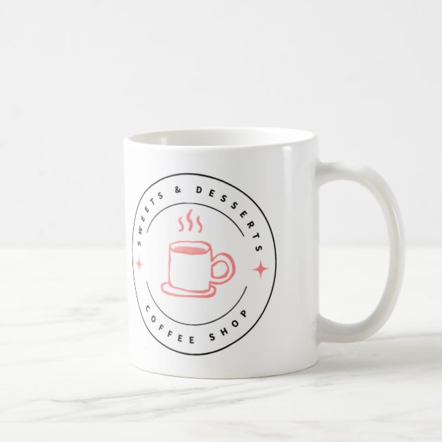 Caneca De Café Sweet And Dessert Mug Logo (Direita)