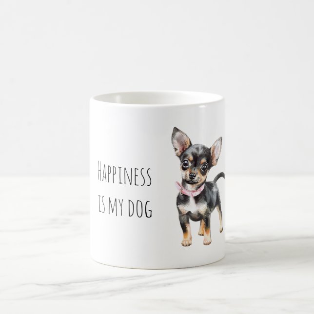 Caneca De Café Sweet Black Puppy Dog (Centro)