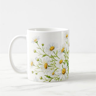 Caneca De Café Sweet garden daisies Mug