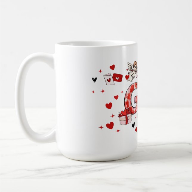 Caneca De Café Sweet gift valentine's grandmother's  (Esquerda)
