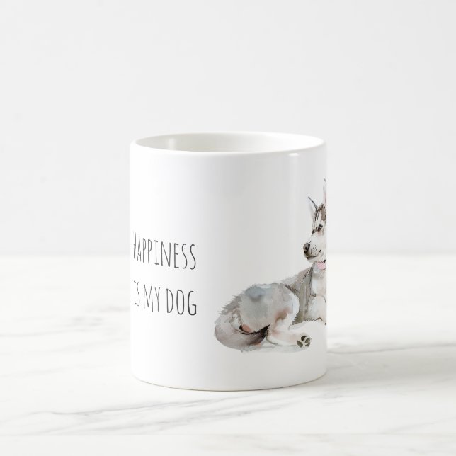 Caneca De Café Sweet Grey Puppy Dog (Centro)